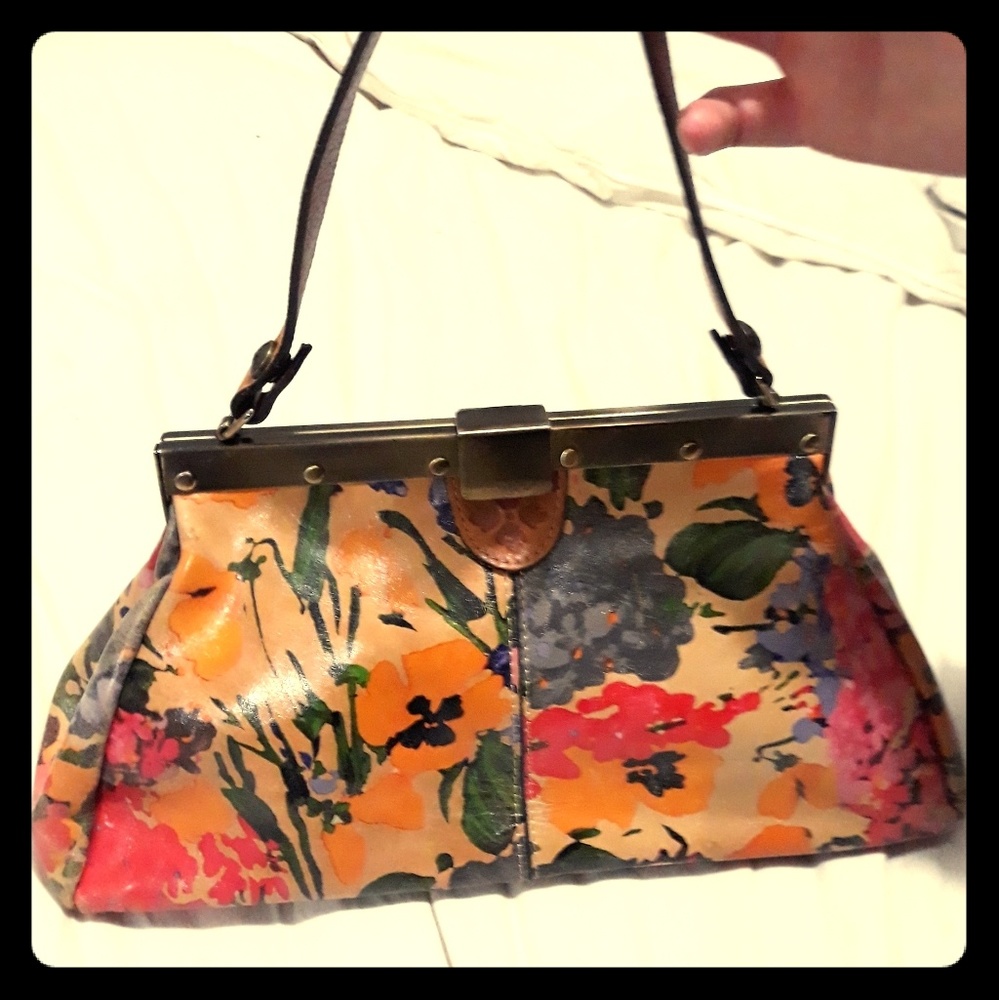 Patricia Nash Ferrara Frame Satchel